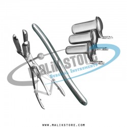 Hegar uterine dilator, 13-14, mathieu, collin 3 pieces